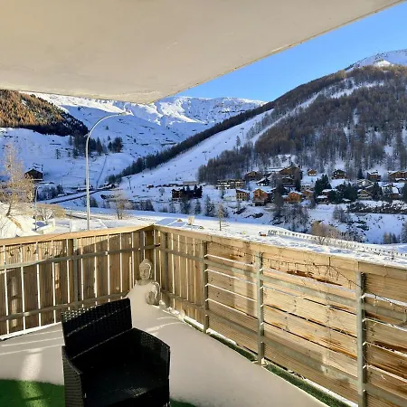 Apartmán 3 Pieces La Foux D Vue Montagne Et Station Allos